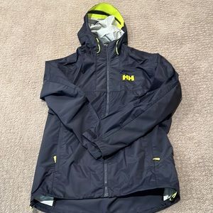Helly Hansen raincoat windbreaker navy